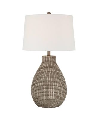 Adelyn 28" High Gourd Table Lamp with Dimmer