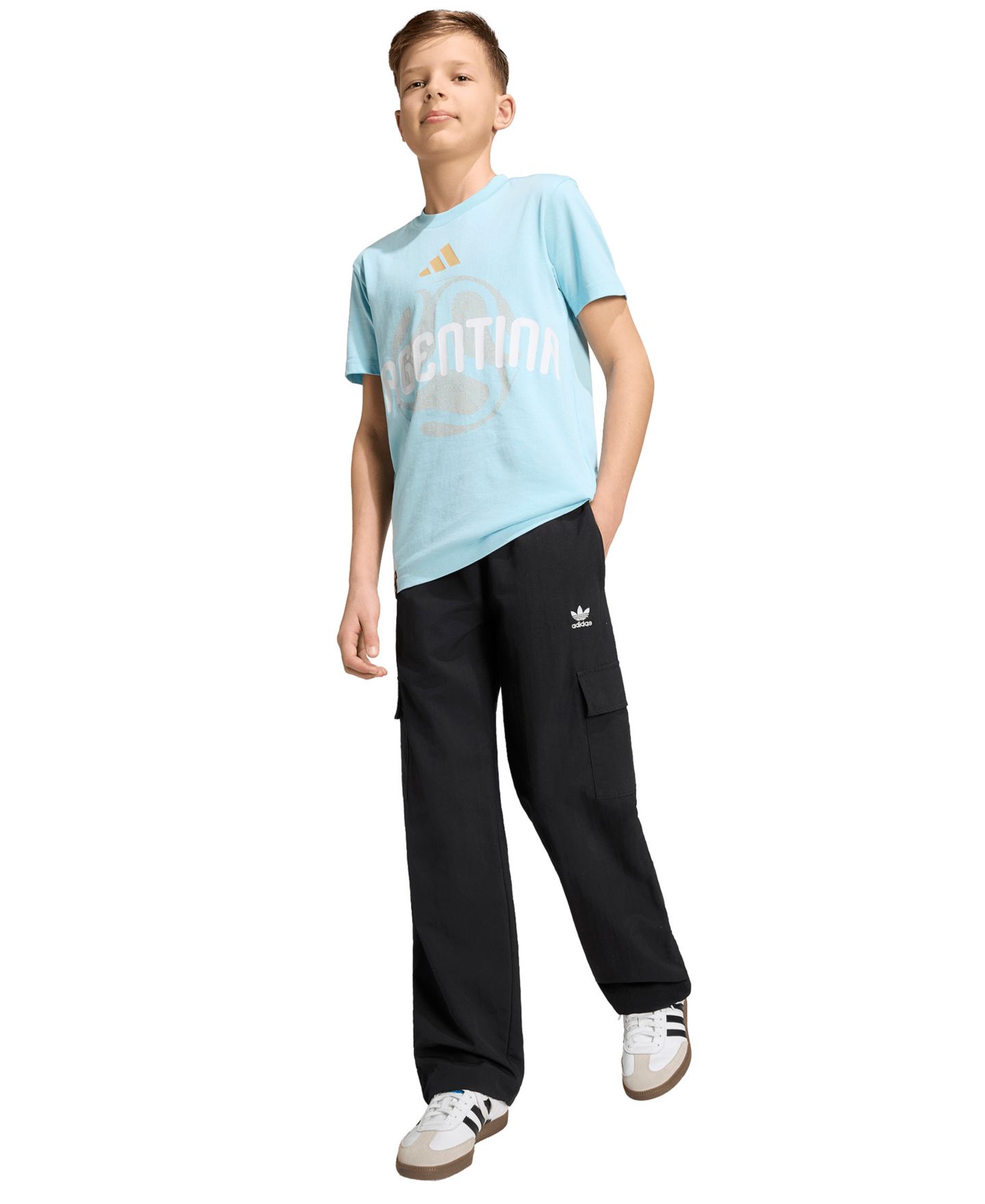 Детская футболка adidas FIFA World Cup 2026 Argentina Short-Sleeve T-Shirt, цвет: Синий — фото 3