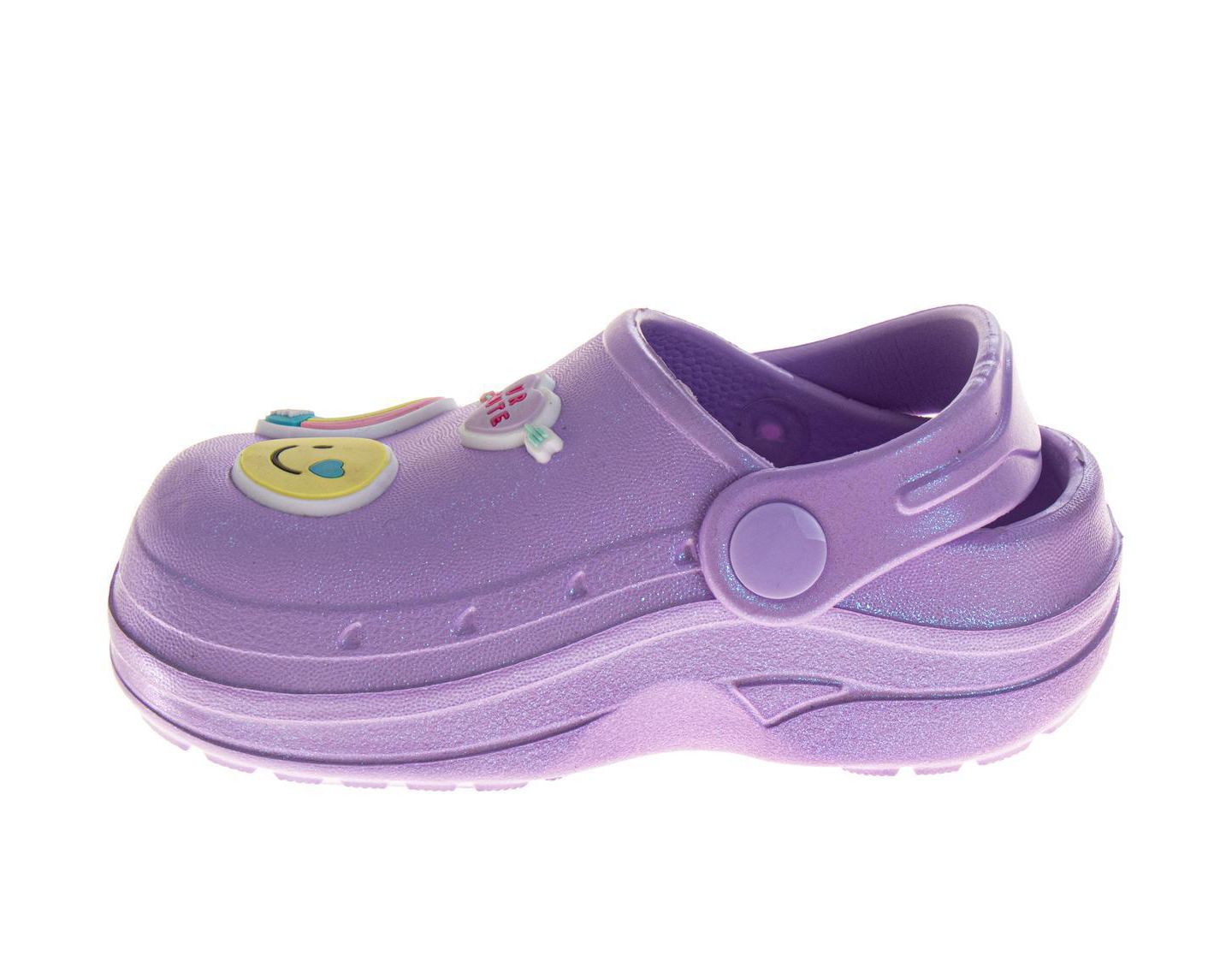 Сабо Sweethearts Candy & Rainbow Design Clogs для девочек, цвет: Фиолетовый — фото 3