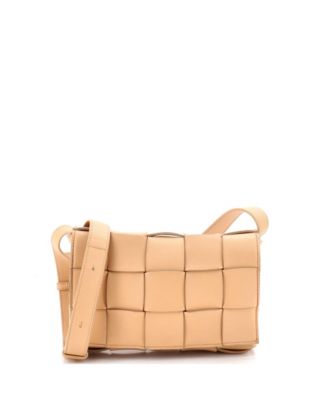 Small Cassette Crossbody Bag Maxi Intrecciato Leather