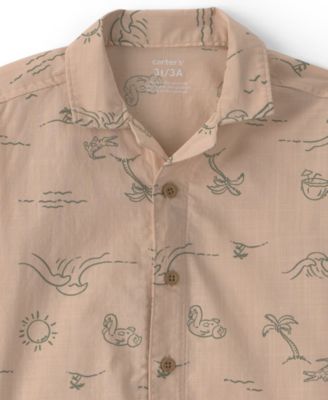 Boys' 2T-5T Island Top and Shorts, 2-Piece Set