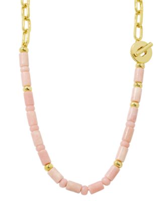 Lindsey Beaded Half Chain Necklace