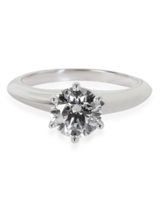 0.88 ct Round Brilliant Diamond Engagement Ring