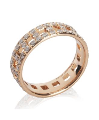 Rose Gold Diamond True Wide Ring