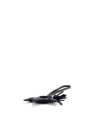 Pre-Owned HERMES PM So Black GriGri Rodeo Bag Charm Leather