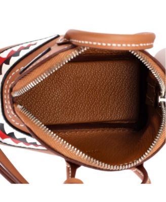 Pre-Owned HERMES Bolide Shark Bag Charm Leather