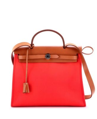 31 Herbag Zip Leather and Toile