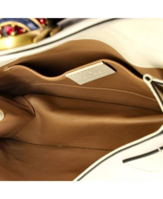 Mini Broadway Pearly Bee Shoulder Bag Embellished Leather