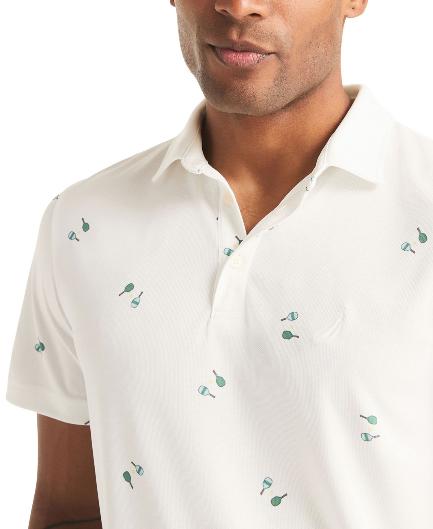 Men's Paddle Print Golf Polo Shirt