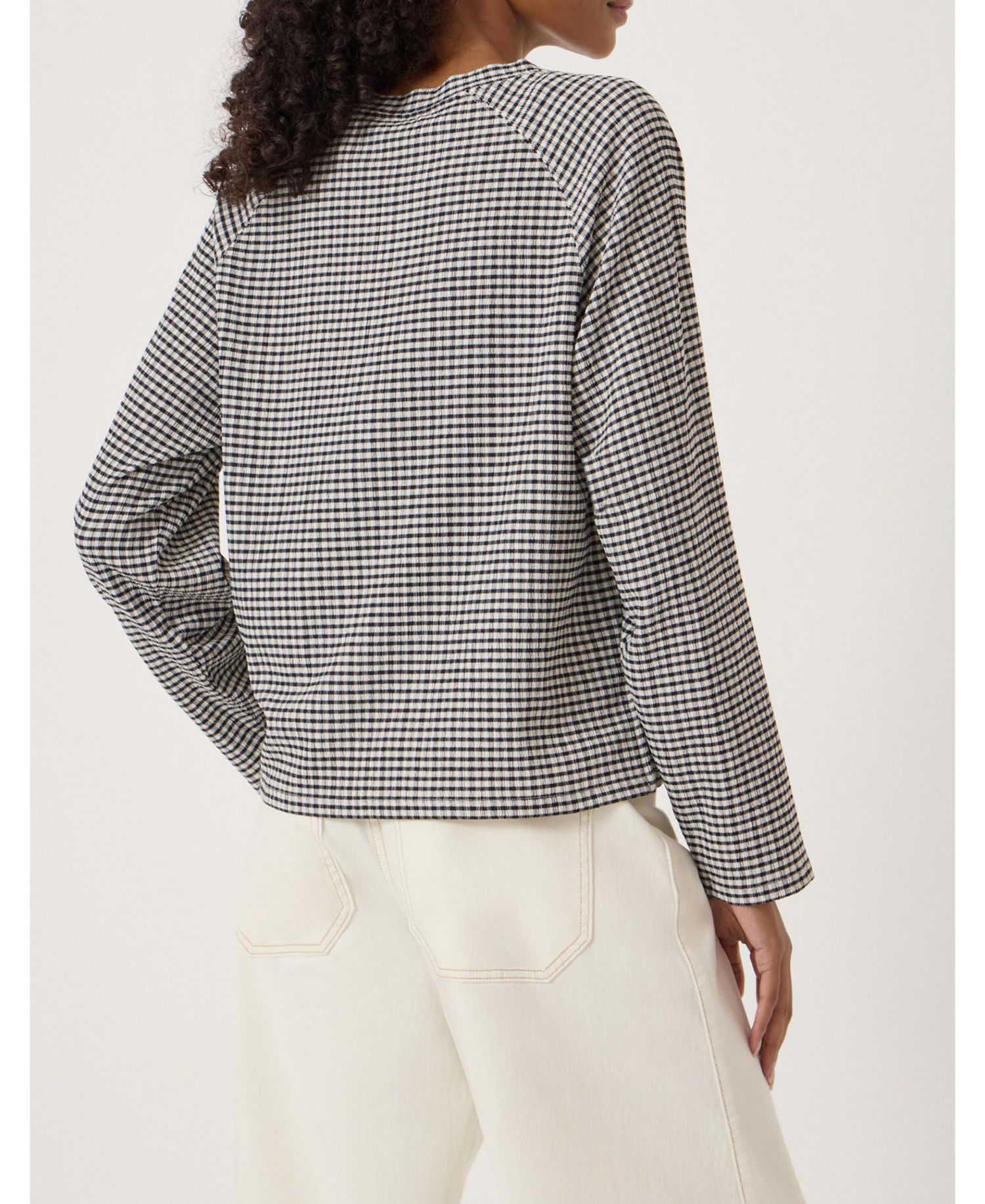 Women's Matilda Gingham Raglan Top