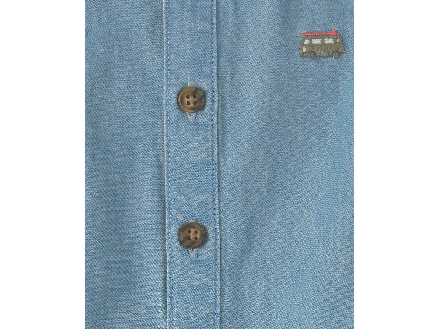 Комбинезон Carter's Beach Cruiser Chambray Sleeveless Romper для мальчиков-малышей, цвет: Джинсовый — фото 3