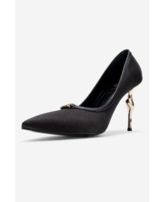 Womens Milos Buckle Pointed Toe Pump