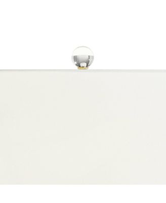 Rivera 27 3/4" Tall Traditional Table Lamps Set of 2 LED Night Lights Clear Glass Rod Living Room Bedroom