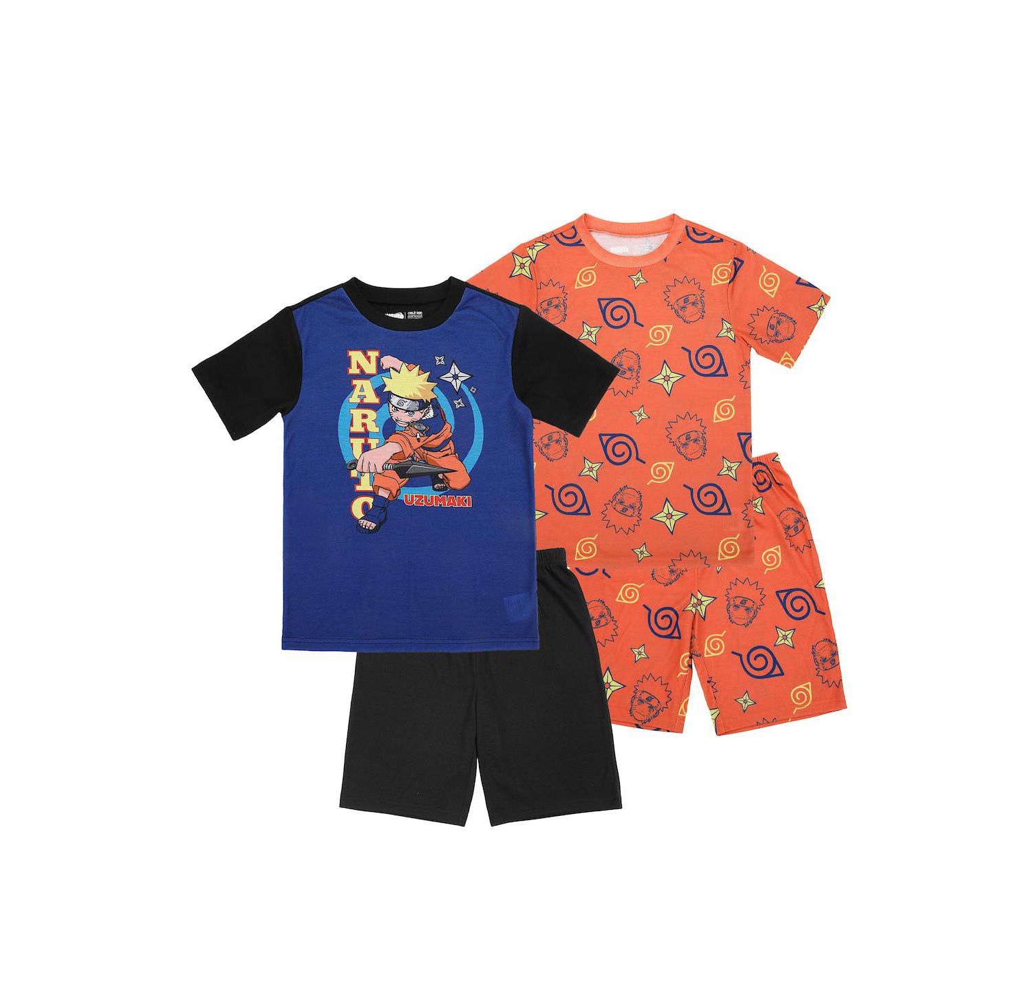 Big Boys Uzumaki 4-Pack Pajama Set-14