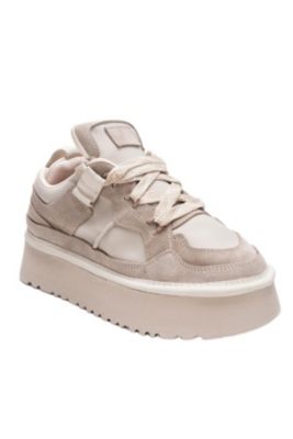 Women's Riven Leather Platform Sneaker