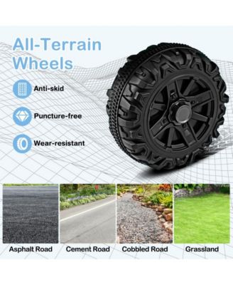 12V Kids Ride on Truck Car with Remote Control Threaded Wheels and 3 Speeds