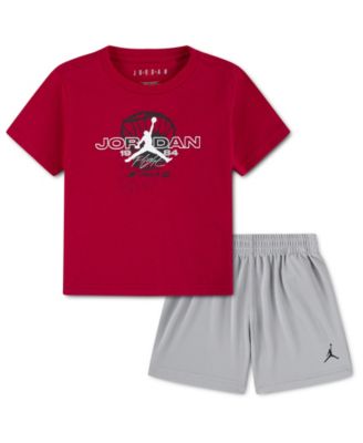 Boys' Toddler 2T-4T Flight Team Short-Sleeve T-Shirt and Shorts, 2-Piece Set
