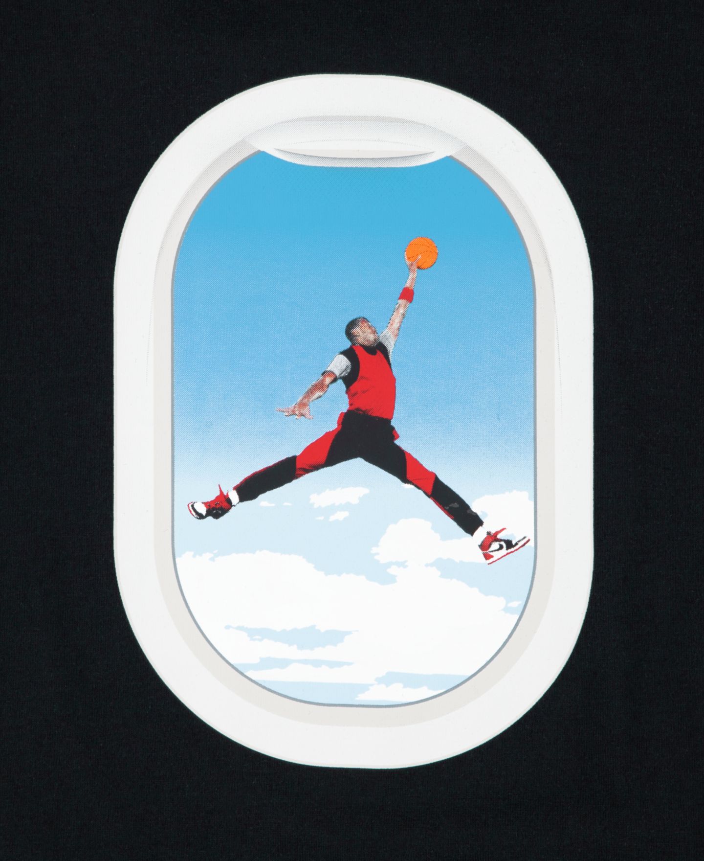 Футболка Jordan Plane Window Short-Sleeve T-Shirt для мальчиков, цвет: Чёрный — фото 7