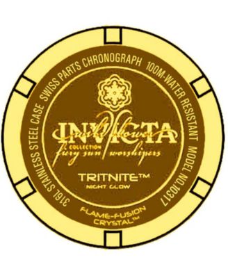 Women's 10317 Wildflower Quartz Chronograph Dial Watch