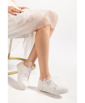 Women's Lora Bridal Lace Sneaker