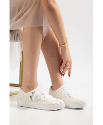 Women's Rosalie Flower Bridal Sneaker