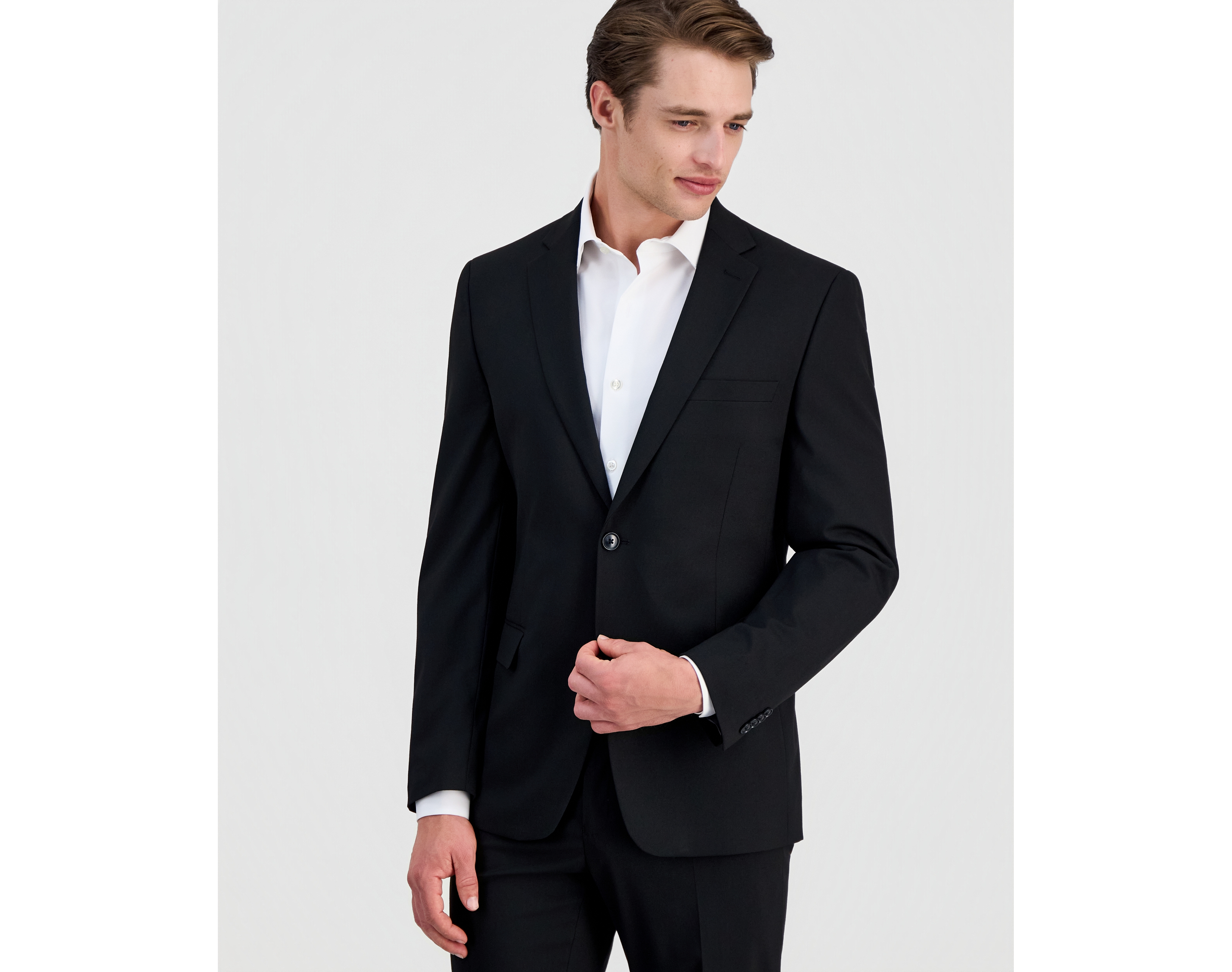 Alfani Men's Slim-Fit Stretch Solid Suit Jacket, Created for Macy's