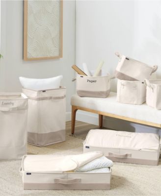 Small Canvas Storage Tote