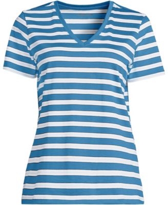 Plus Size Supima Cotton V-Neck T-Shirt