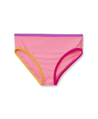 Girls Chlorine Resistant Contrast Bikini Bottoms