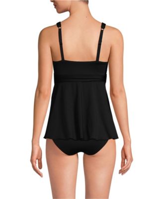 Women's Sweetheart Belted Flutter Tankini