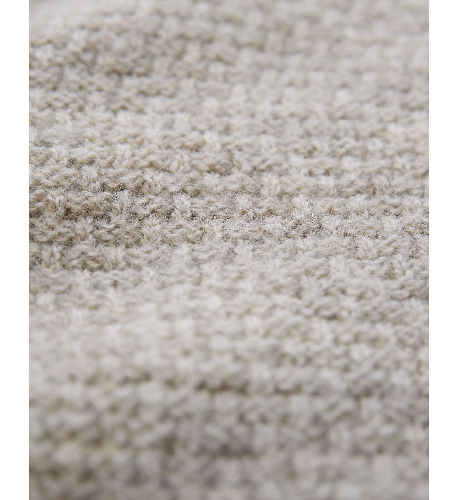 Women's British Wool Moss Stitch Cardigan