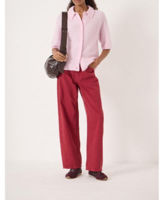 Women's Jinny Wool Blend Short Sleeve Cardigan