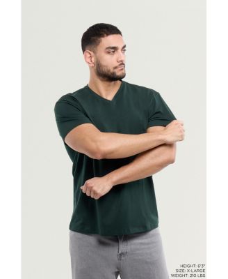 X RAY Men's Basic V-Neck Short Sleeve T-Shirt