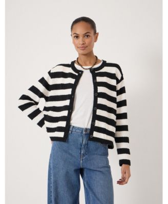 Women's Tess Textured Cotton Blend Cardigan