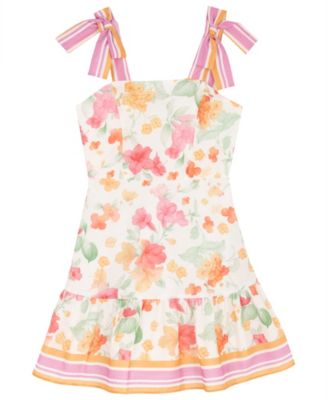 Girls' 7-16 Floral Sleeveless Dress 