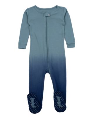 Toddler Matching Family One Piece Footed Cotton Long Sleeve Tie Dye Pajamas.