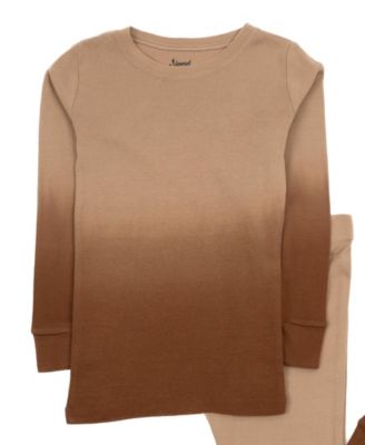 Kids Matching Family Two Piece Cotton Long Sleeve Tie Dye Pajamas.