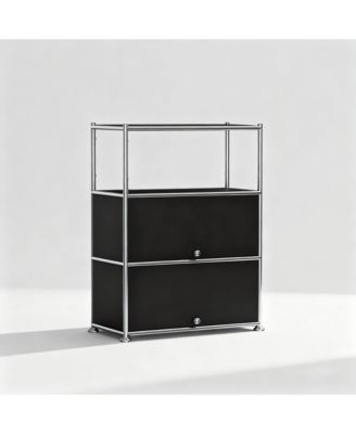 3-Tier Storage Cabinet Metal Shelving Unit – Multi-Functional Kitchen Organizer