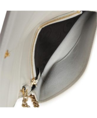 White GG Supreme Monogram Azalea Calfskin Horsebit 1955 Wallet On Chain