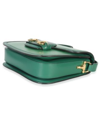 Emerald Green Azalea Calfskin Horsebit 1955 Shoulder Bag