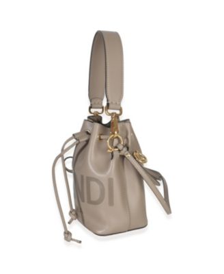 Tortora Vitello Cruise F is Fendi Mini Mon Tresor Bucket Bag
