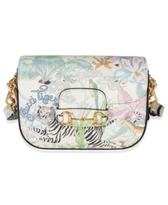 Multicolor New Shanghai Tiger Savanah Web Mini Horsebit 1955 Shoulder Bag