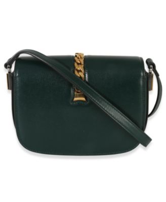Dark Green Calfskin Mini Sylvie 1969 Bag