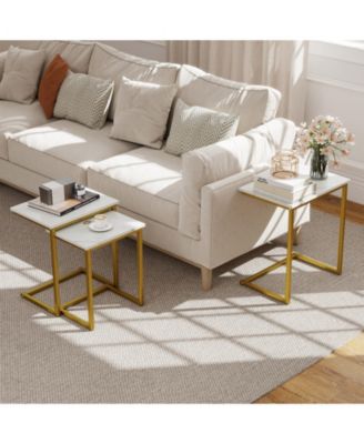 3 Piece Coffee Table Set with End Tables