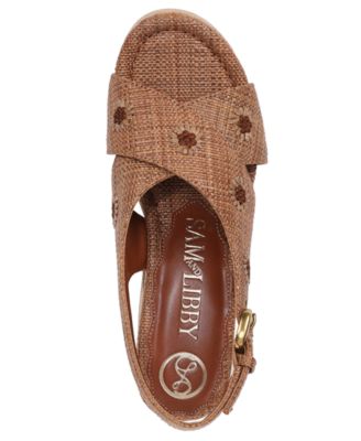 Women's Hanfleur Floral Raffia Platform Cork Sandals