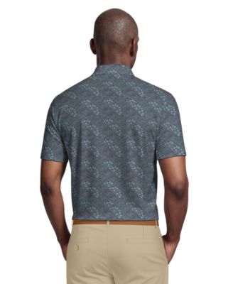 Men's Tropical Argyle Print Golf Polo
