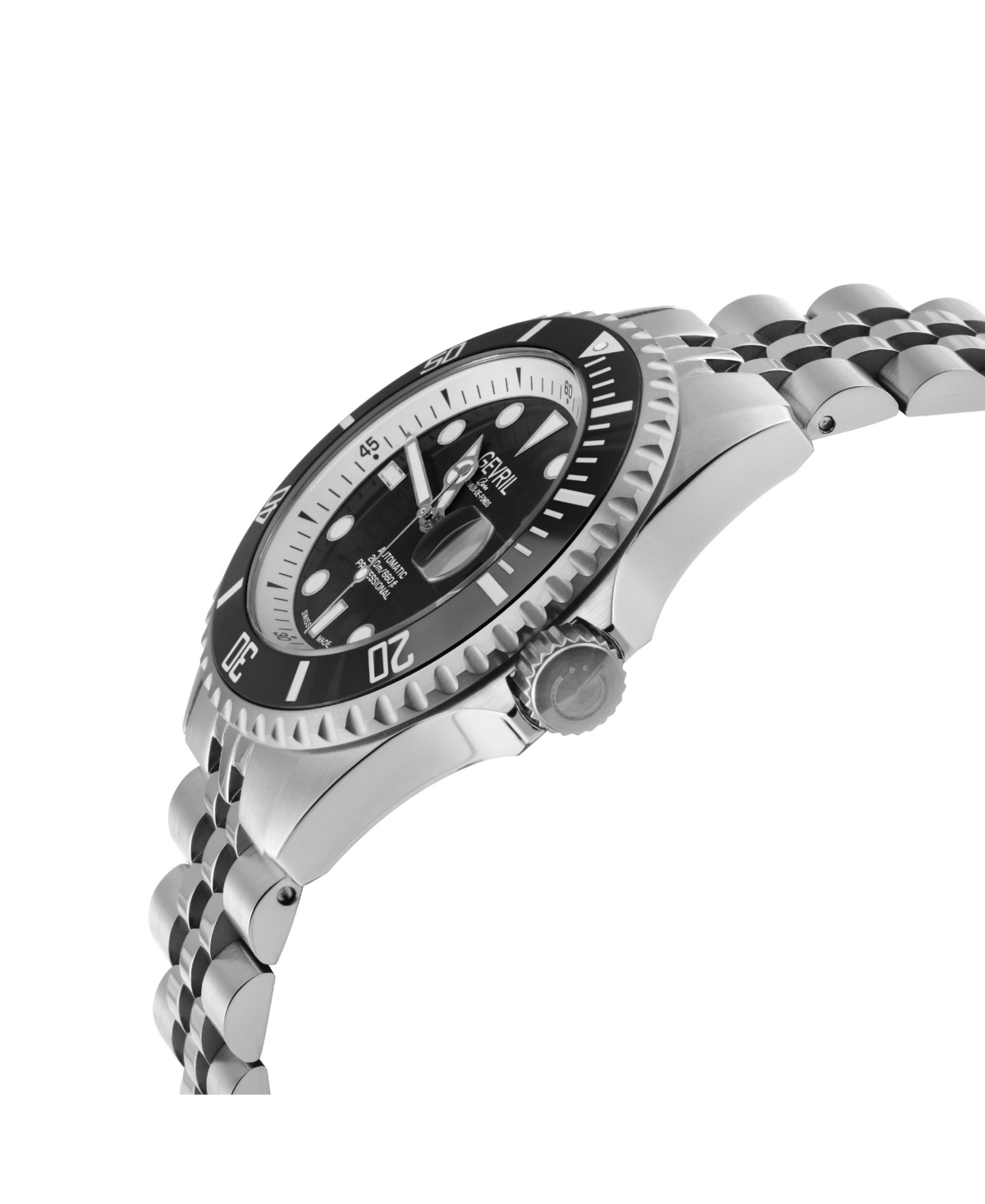 Gevril Men's Wall Street Swiss Automatic Bracelet Watch