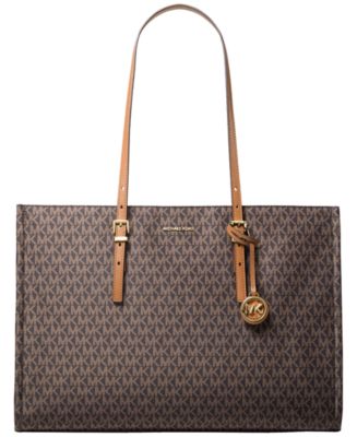 Michael Kors Zadie Signature Large Tote Handbag - Macy's
