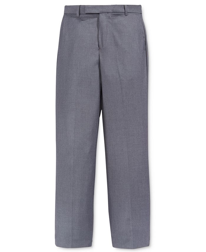 Calvin Klein Fine Line Twill Suiting Pants, Big Boys - Macy's