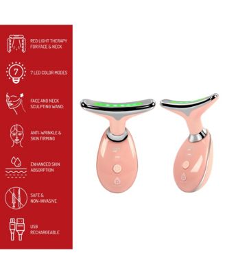 7-in-1 LED Therapy Wand and 5-in-1 Skin Roller Massager